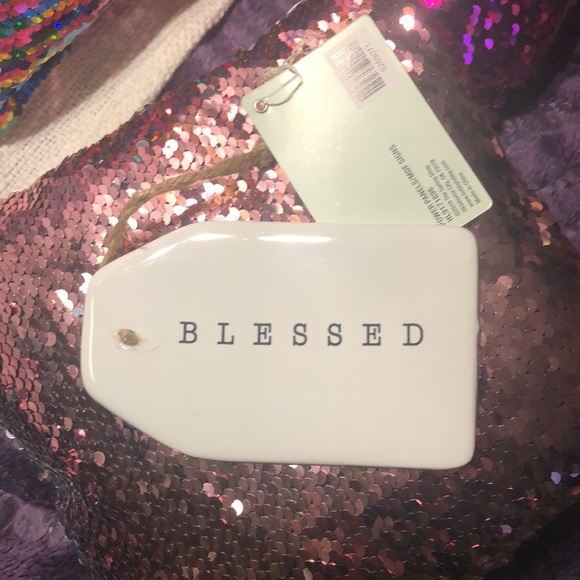 NWT “Blessed” Ceramic Sign from Hobby Lobby - Picture 5 of 7